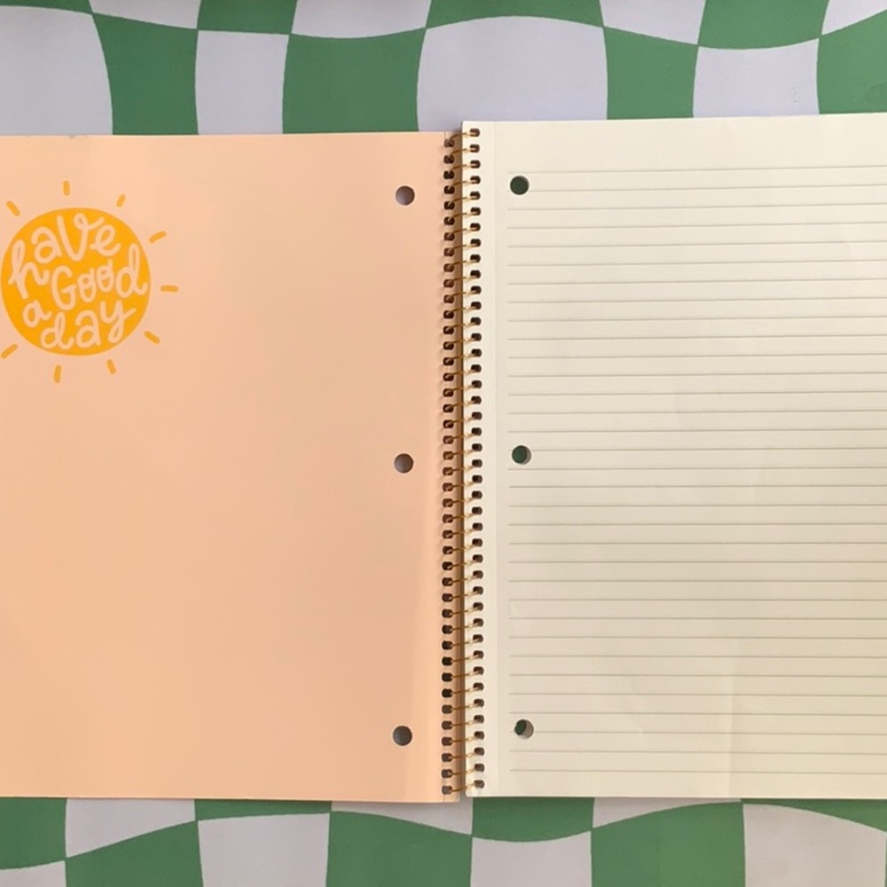 Llama College Ruled Spiral Notebook - Picture 2 of 3